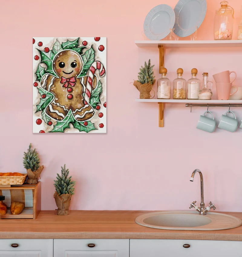 Diamond Painting - PaperboatArts - Gingerbread Man