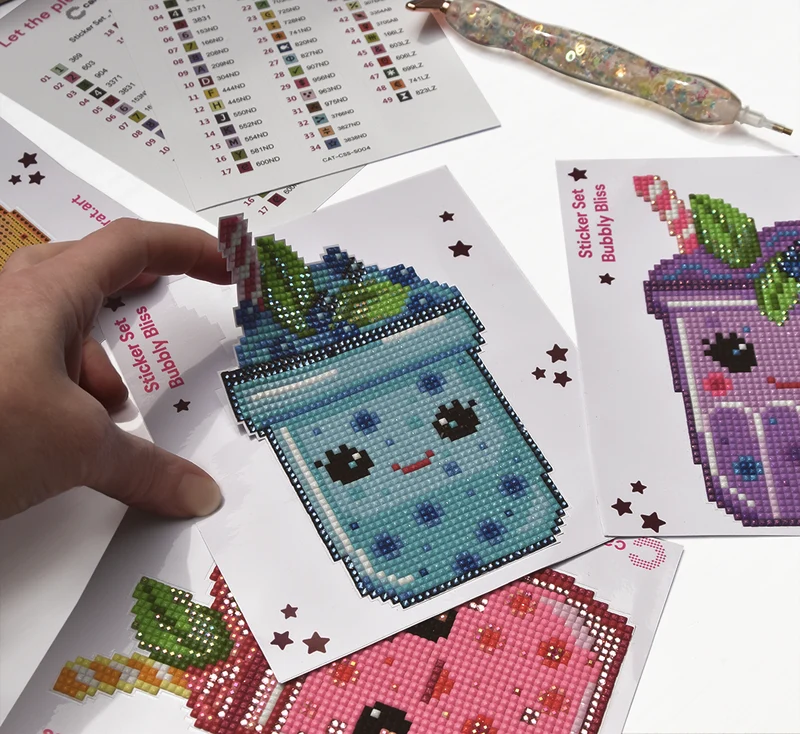 Diamond Painting - Carat Art Design - Sticker Set Bubbly Bliss