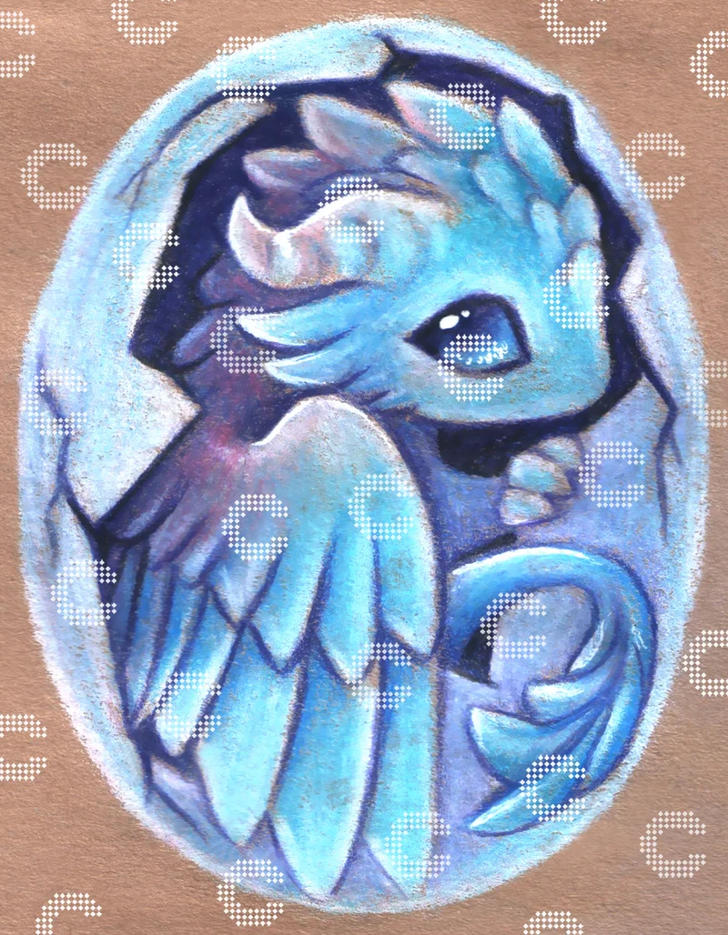 Diamond Painting - Alvia Alcedo - Air Dragon Hatchling