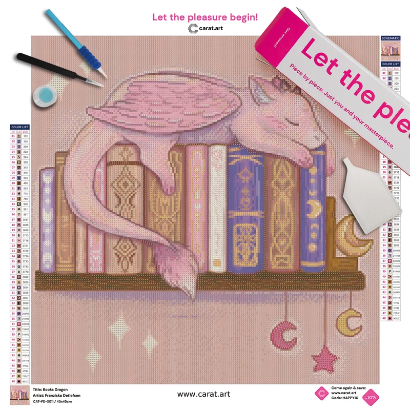 Diamond Painting - Franziska Detlefsen - Book Dragon