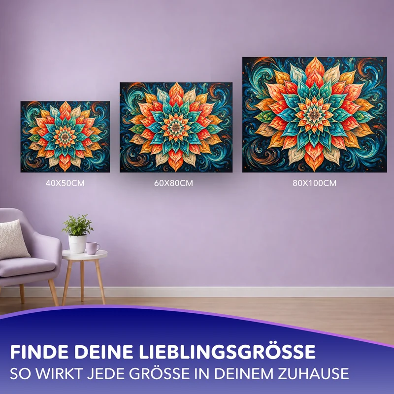 Malen nach Zahlen - Farben des Lichts