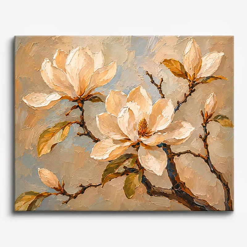 Malen nach Zahlen - Magnolienzeit