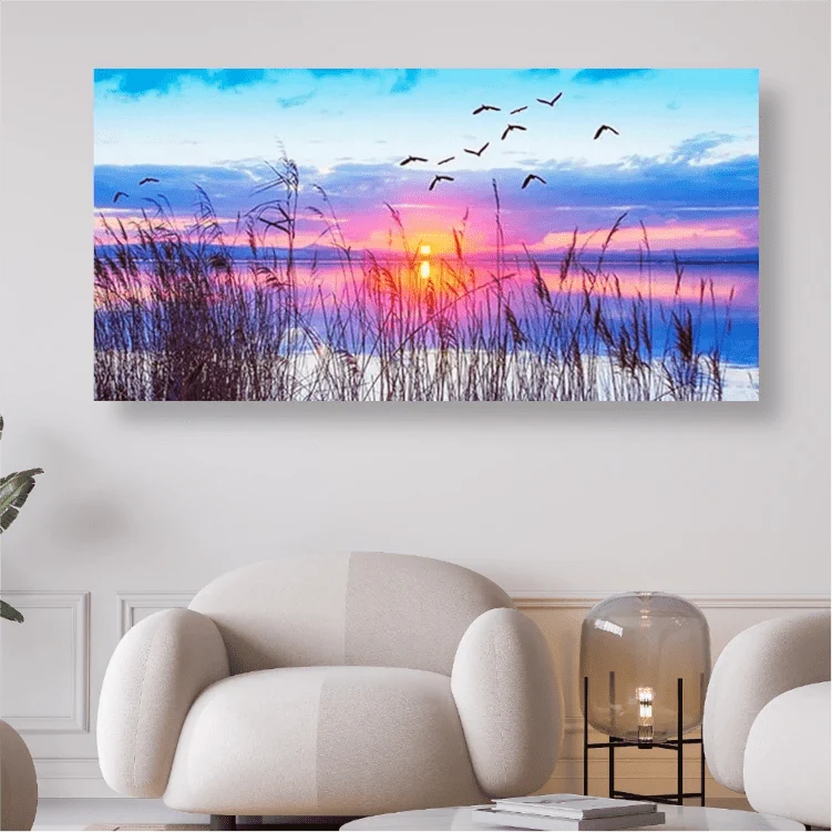 Sonnenuntergang am See - 5D DIY Diamond Painting