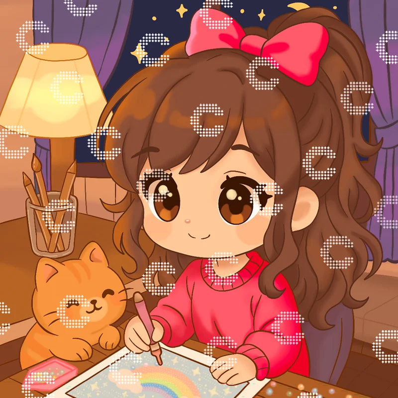 Diamond Painting - pandi_peachy - Sparkle Time Magic
