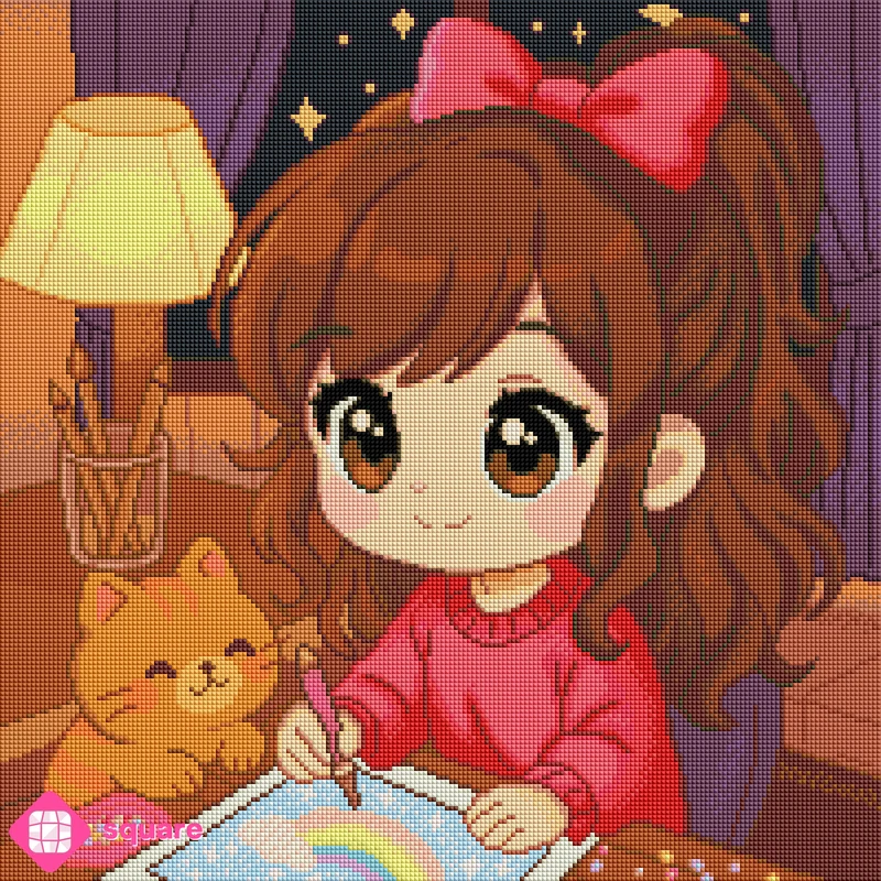 Diamond Painting - pandi_peachy - Sparkle Time Magic