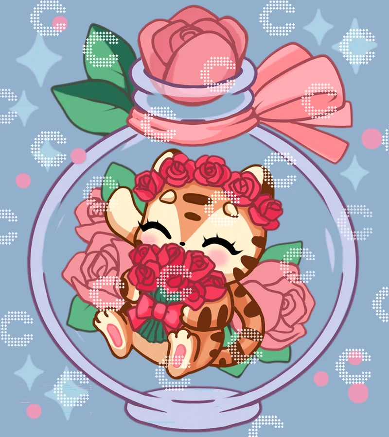 Diamond Painting - Arisa Kitsune - RoseTiger