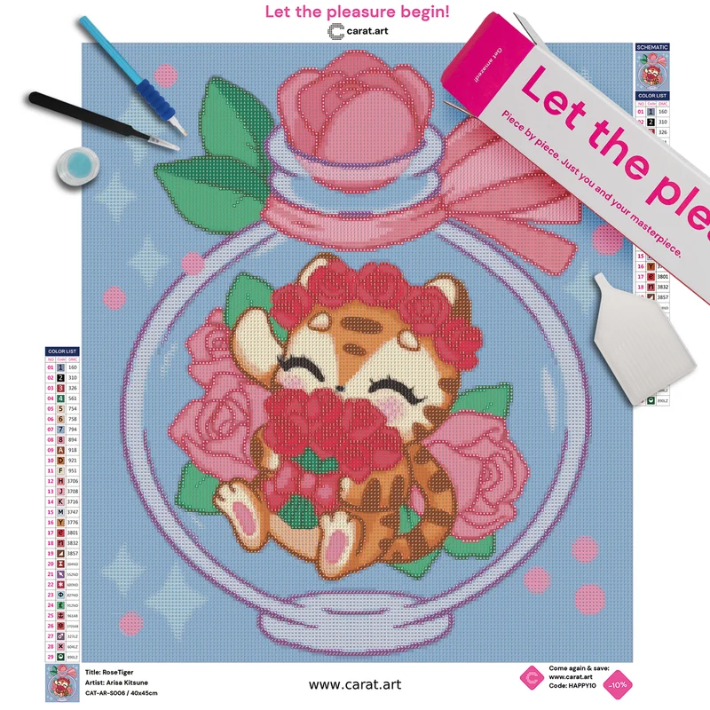 Diamond Painting - Arisa Kitsune - RoseTiger