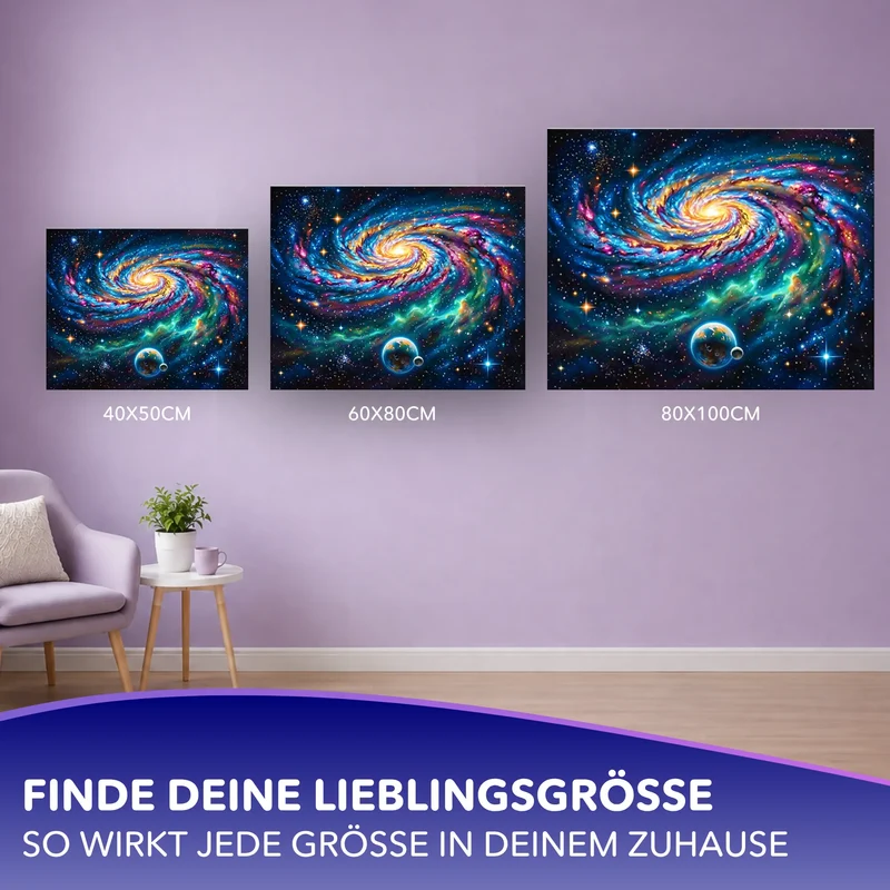 Malen nach Zahlen - Unendliche Weiten