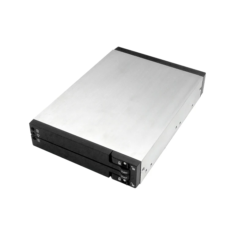CRS 1 x 3.5" to 2 x 2.5" 12G + 6G SAS/SATA Hard Drive Backplane Caddy. * Trayless Design