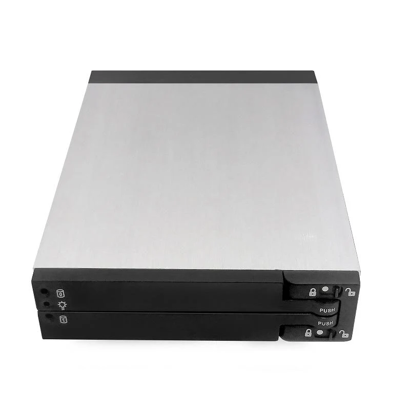 CRS 1 x 3.5" to 2 x 2.5" 12G + 6G SAS/SATA Hard Drive Backplane Caddy. * Trayless Design
