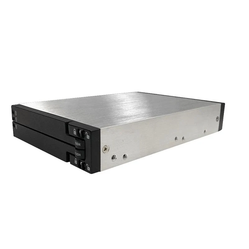 CRS 1 x 3.5" to 2 x 2.5" 12G + 6G SAS/SATA Hard Drive Backplane Caddy. * Trayless Design