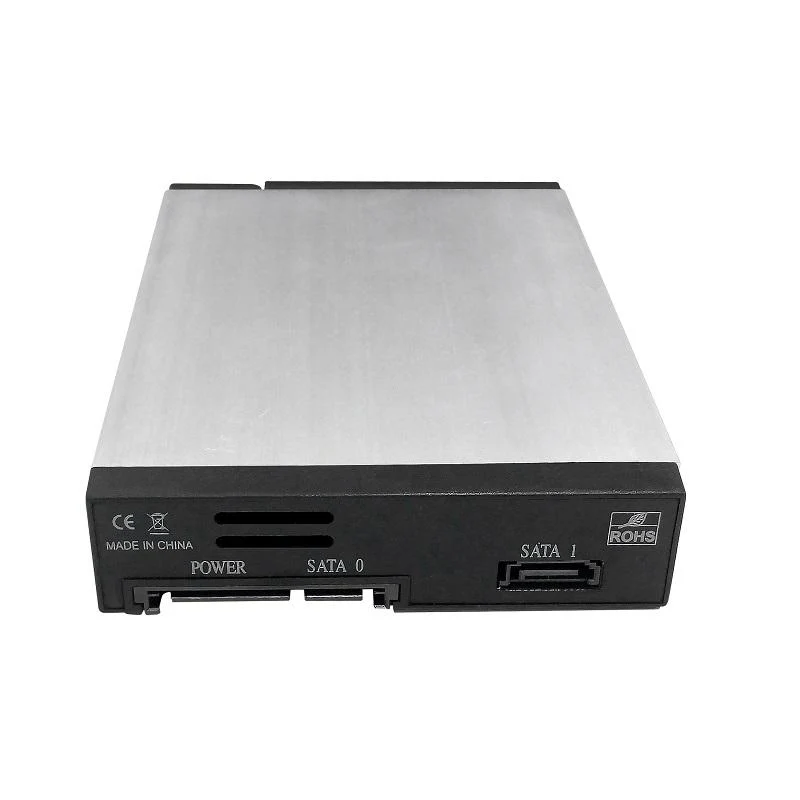 CRS 1 x 3.5" to 2 x 2.5" 12G + 6G SAS/SATA Hard Drive Backplane Caddy. * Trayless Design