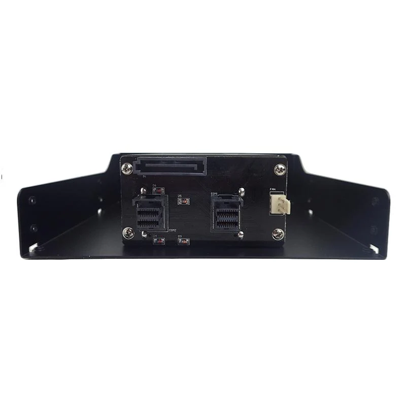 1 x 5.25" drive bay to 2 x 2.5" SFF hot swap bays, supporting 2 NVMe PCIe SSDs