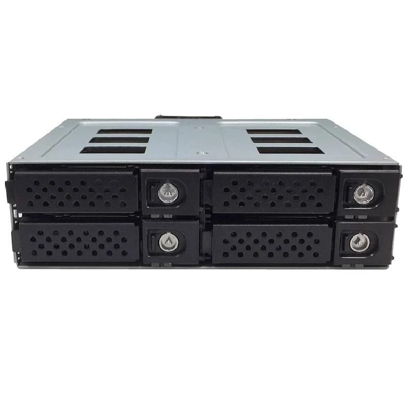 1 x 5.25" to 4 x 2.5" 12G + 6G SAS/SATA Hard Drive Backplane Caddy Hot-Swap Tray Design