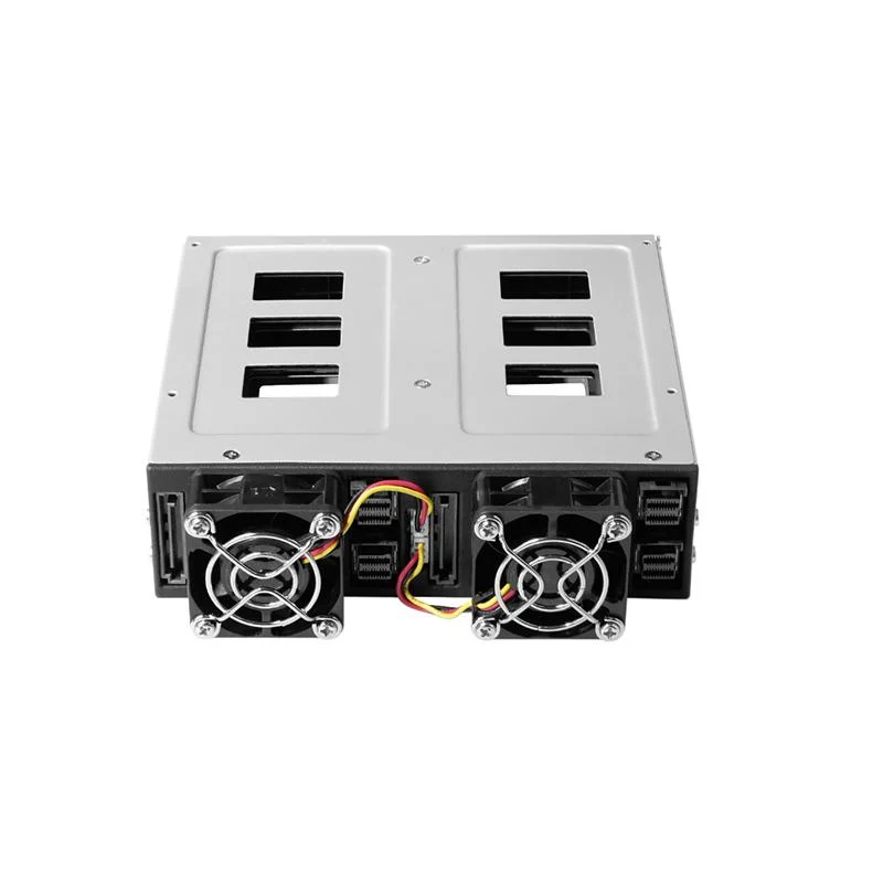 1 x 5.25" drive bay, supporting 4 x 2.5" NVMe U.2 HDD (up to 15mm)