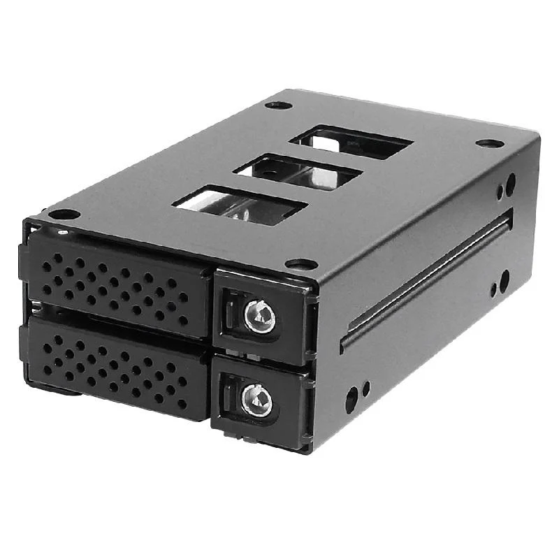 1/2 5.25 Drive Bay to 2 x 2.5" 12G (up to 15mm)