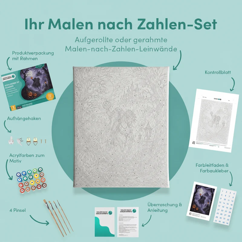 Malen nach Zahlen – Der kopflose Reiter im Nebel