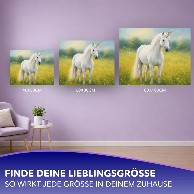 Malen nach Zahlen - Das weiße Wunder
