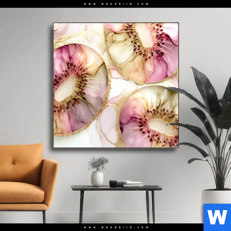 Wechselmotiv | Kiwi - Edle Fruchtfantasie | Quadrat