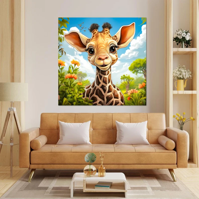 5D Diamond Painting – Giraffe