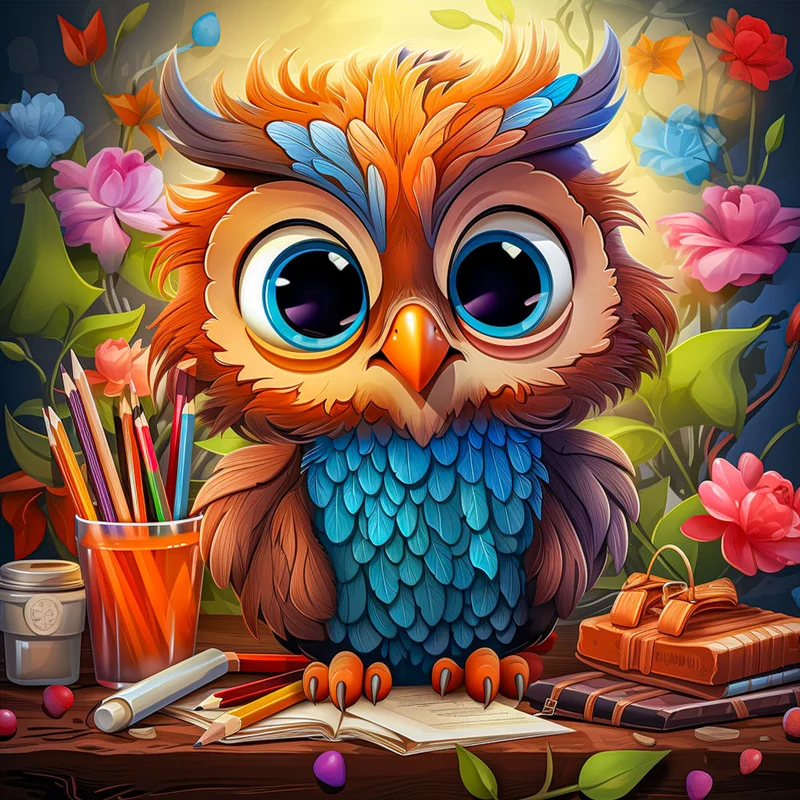 5D Diamond Painting – Paint With Owl