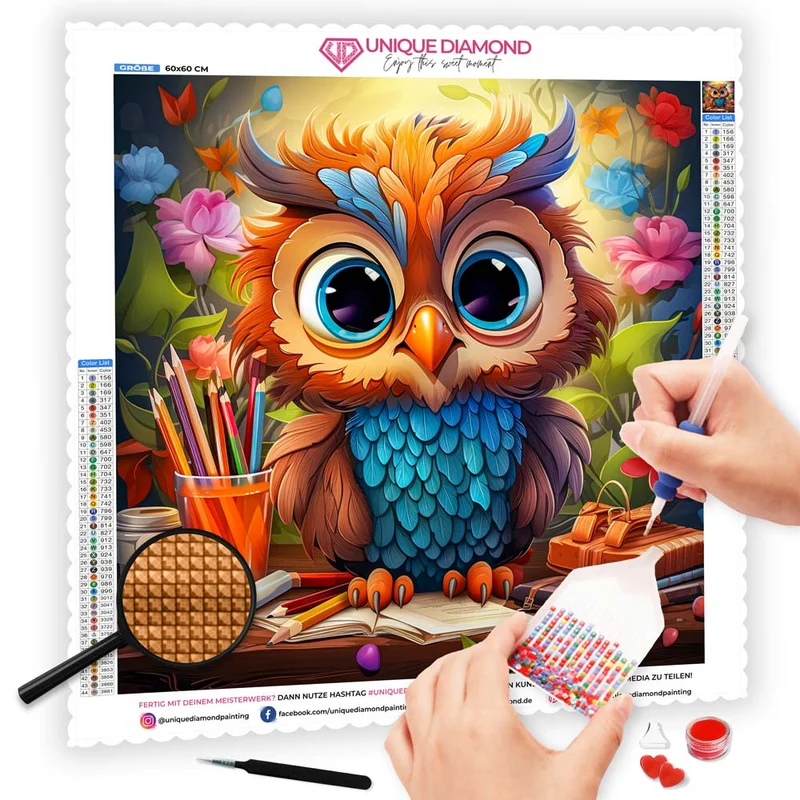 5D Diamond Painting – Paint With Owl