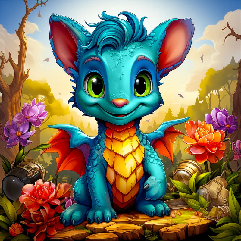 5D Diamond Painting – Walk With Dragon