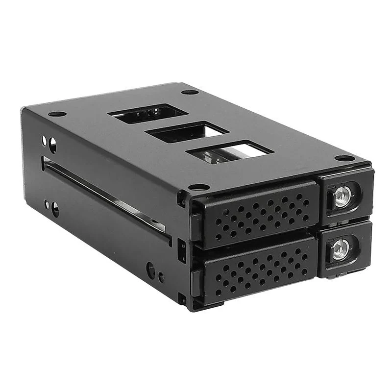 1/2 5.25 Drive Bay to 2 x 2.5" NVMe U.2 (up to 15mm)