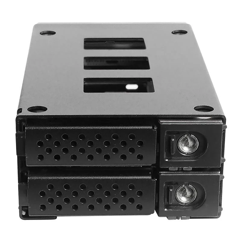 1/2 5.25 Drive Bay to 2 x 2.5" NVMe U.2 (up to 15mm)