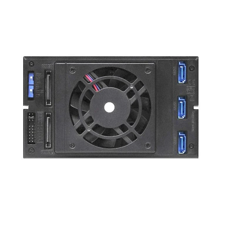CRS 2 x 5.25" to 3 x 3.5" 12G + 6G SAS/SATA Hard Drive Backplane Caddy. * Hot-Swap Tray Design