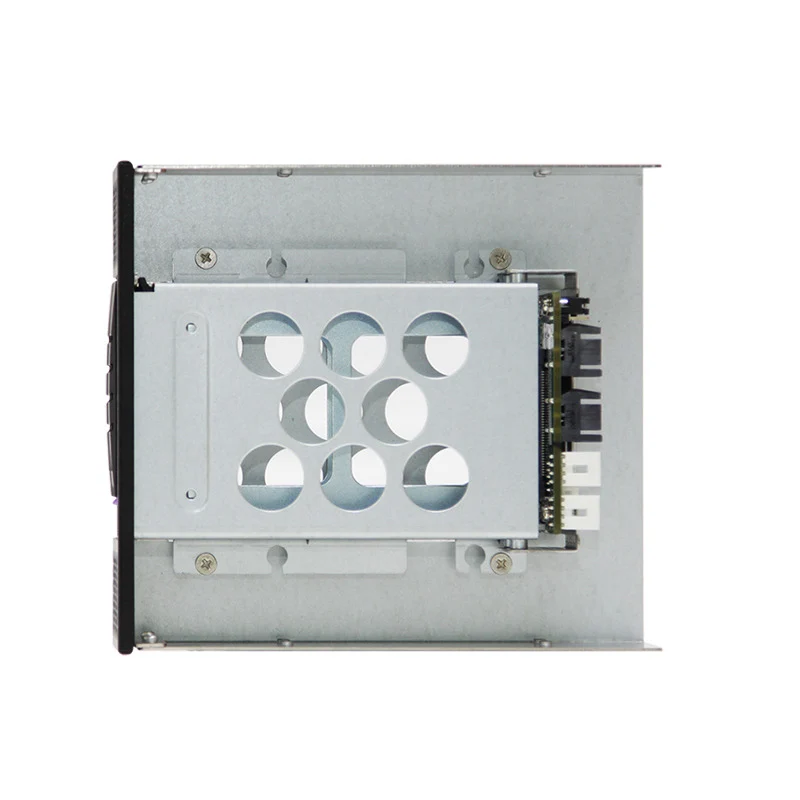 AIC 1 x 5.25" drive bay to 2 x 2.5" SFF hot swap bays, supporting 2 NVMe PCIe SSD