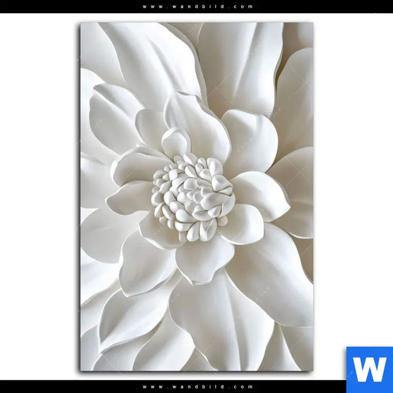 Wechselmotiv | Weiße Blüte | Hochformat