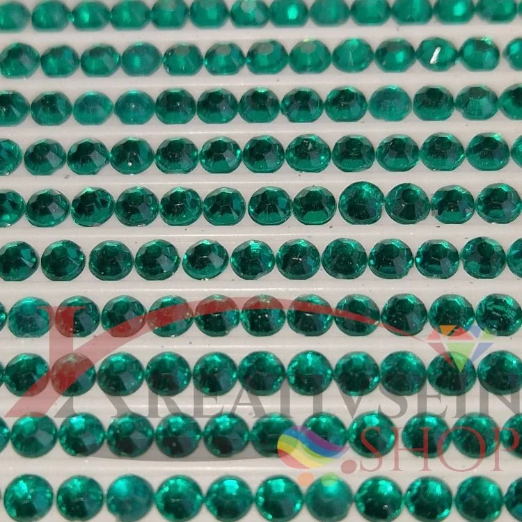 DMC 3812 Sea Green VY DK - rund Steine - Strass - Diamond Painting