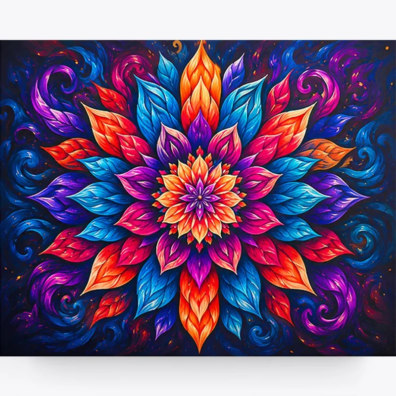 Malen nach Zahlen - Kaleidoskop der Farben