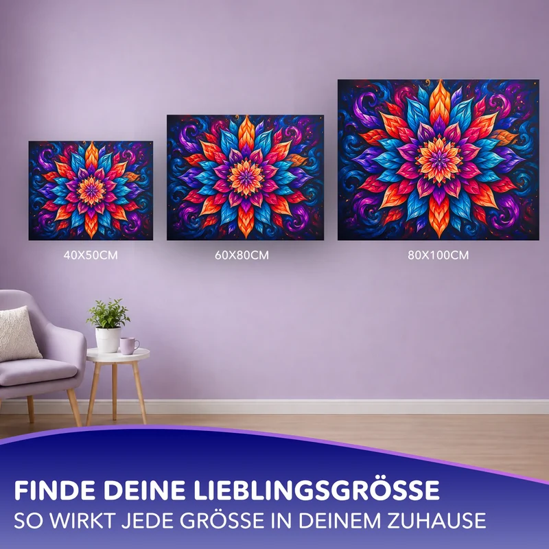 Malen nach Zahlen - Kaleidoskop der Farben