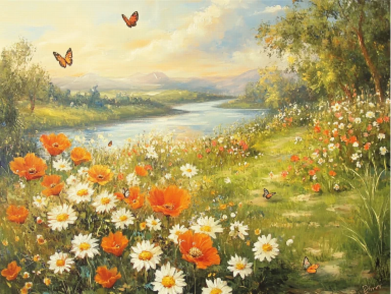 Whispering Meadow Dreamy Riverside