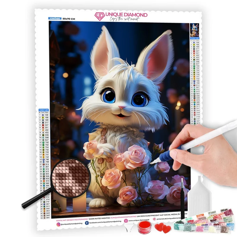 5D Diamond Painting – Little Sweet Bunny