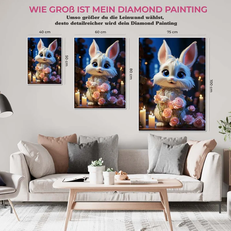 5D Diamond Painting – Little Sweet Bunny
