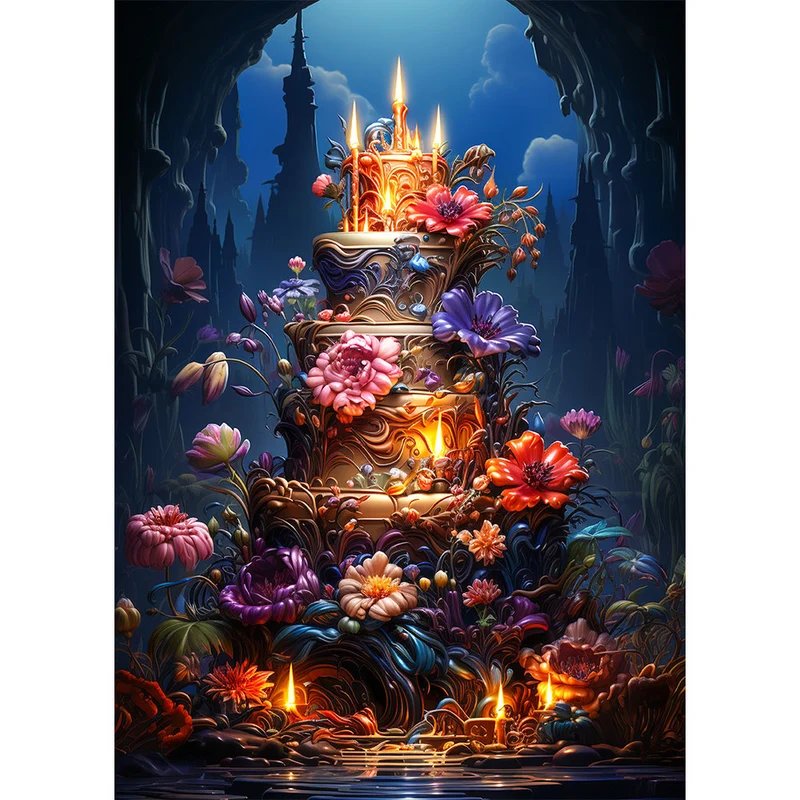 5D Diamond Painting – Kuchen