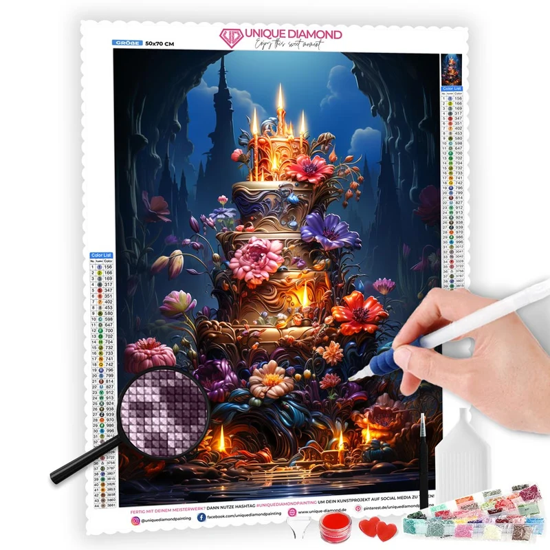5D Diamond Painting – Kuchen