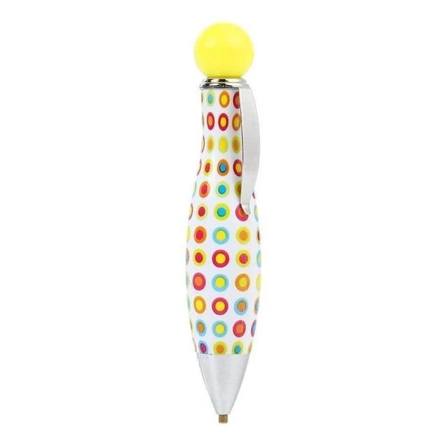 KUGELSCHREIBER MIT BREITEM GRIFF, DIAMANTSTIFT MINI