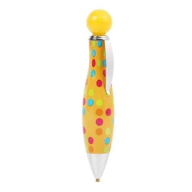 KUGELSCHREIBER MIT BREITEM GRIFF, DIAMANTSTIFT MINI
