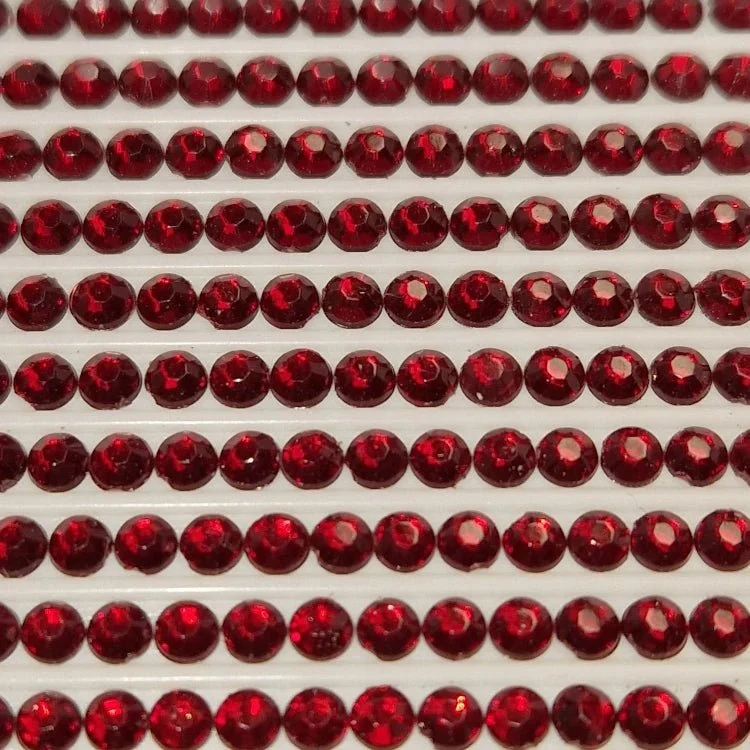 DMC 815 Garnet MED - rund Steine - Strass - Diamond Painting