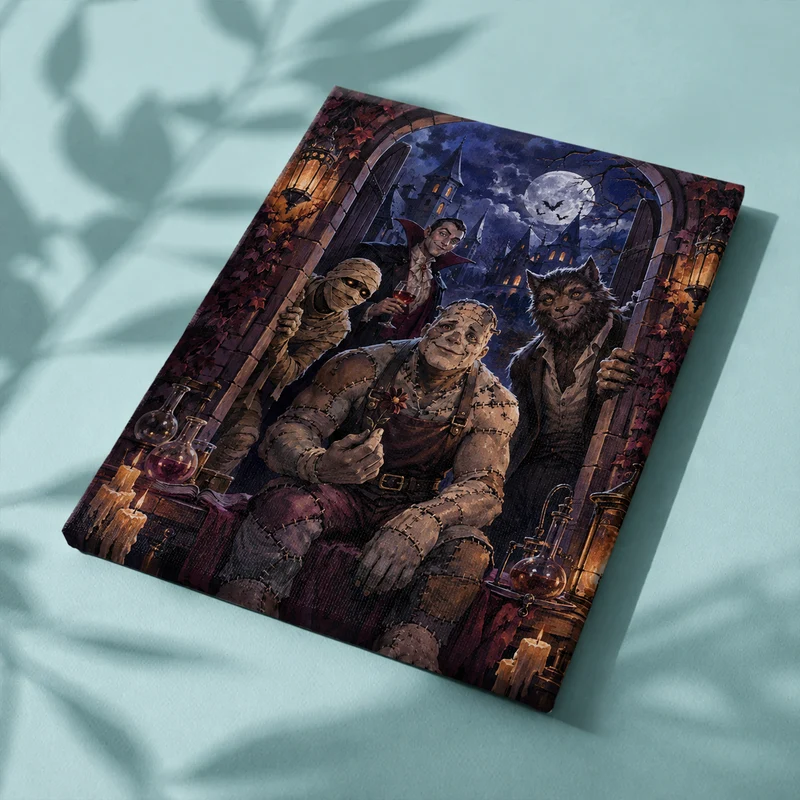 Malen nach Zahlen – Nacht der klassischen Monster