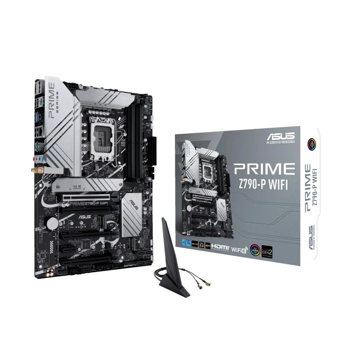 ASUS PRIME Z790-P WIFI, Intel Z790, S 1700, DDR5, PCIe 5.0, 3x M.2, 2.5GbE, ax WiFi/BT, USB 3.2 Gen2, ATX