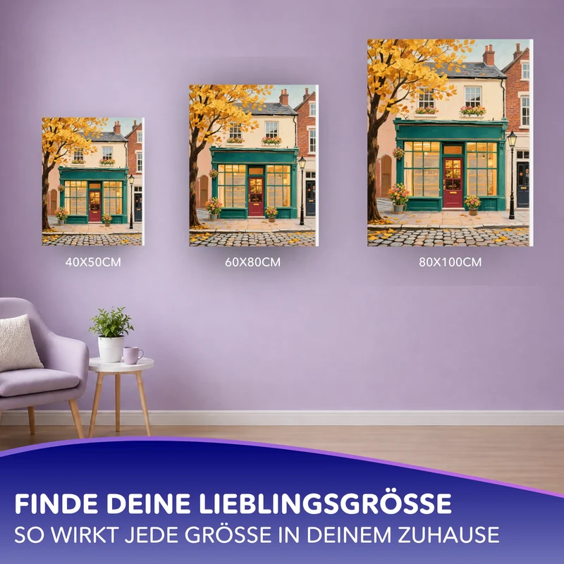 Malen nach Zahlen - Wo der Herbst Geschichten schreibt