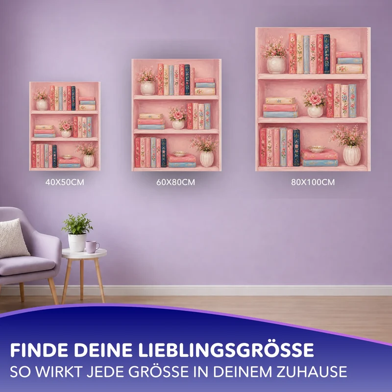 Malen nach Zahlen - Geschichten in Rosé