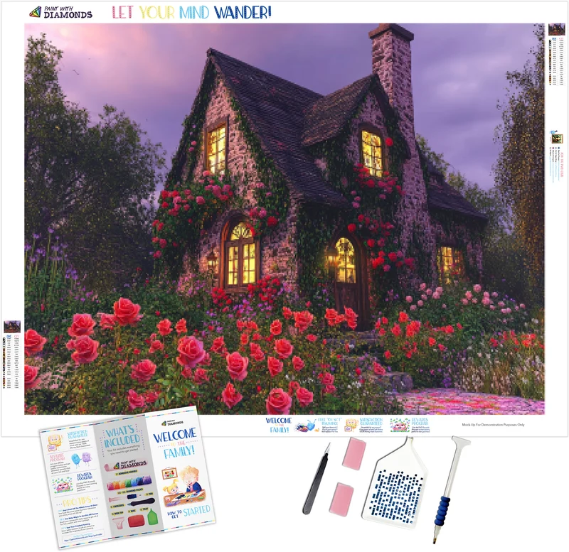 Evening Glow at Rosewood Cottage