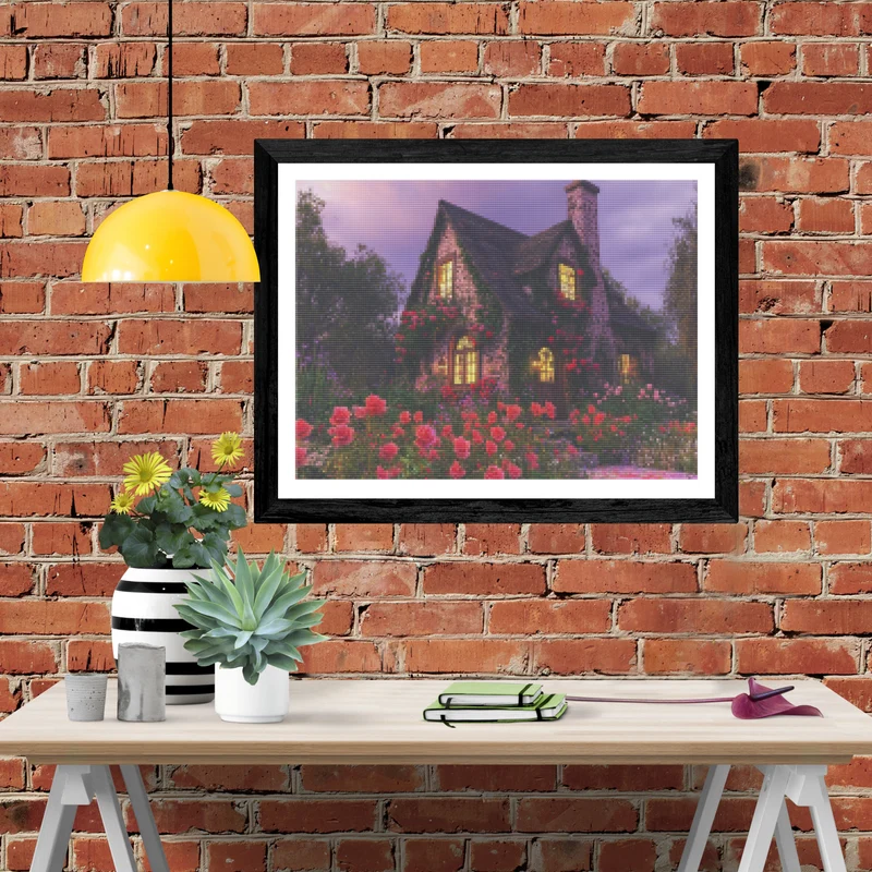 Evening Glow at Rosewood Cottage