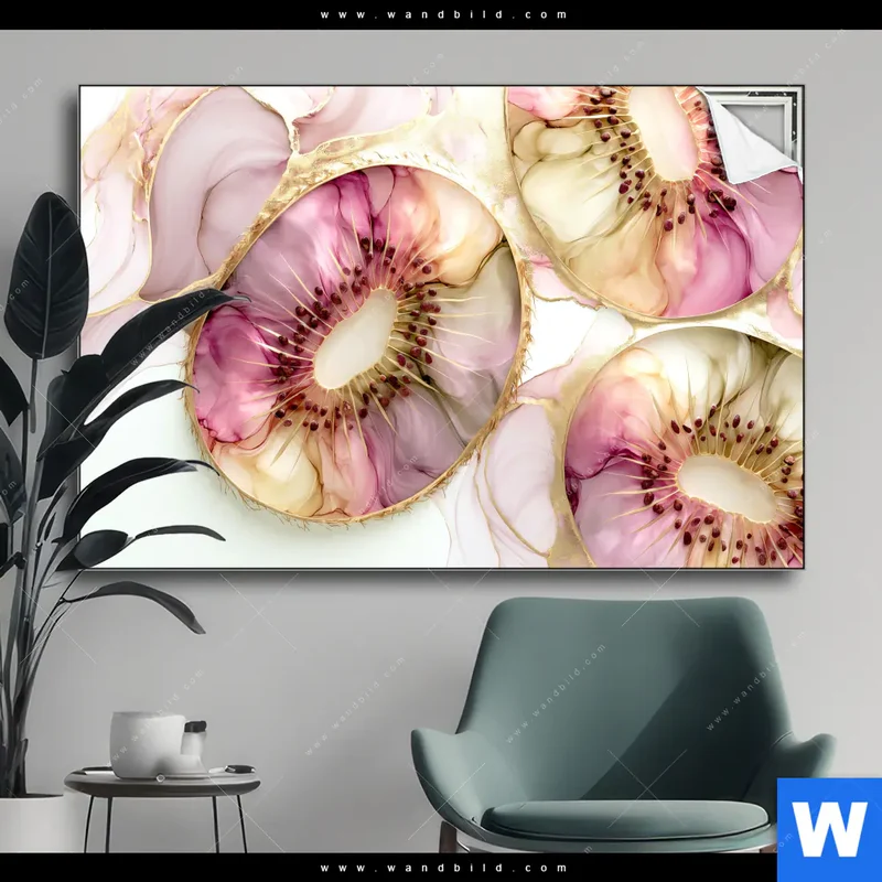 Spannbild | Kiwi - Edle Fruchtfantasie | Querformat